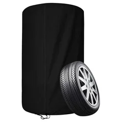 Oxford cloth automobile tire cover waterproof sunscreen wheel cover warehouse spare dustproof tire cover size: 73x110cm