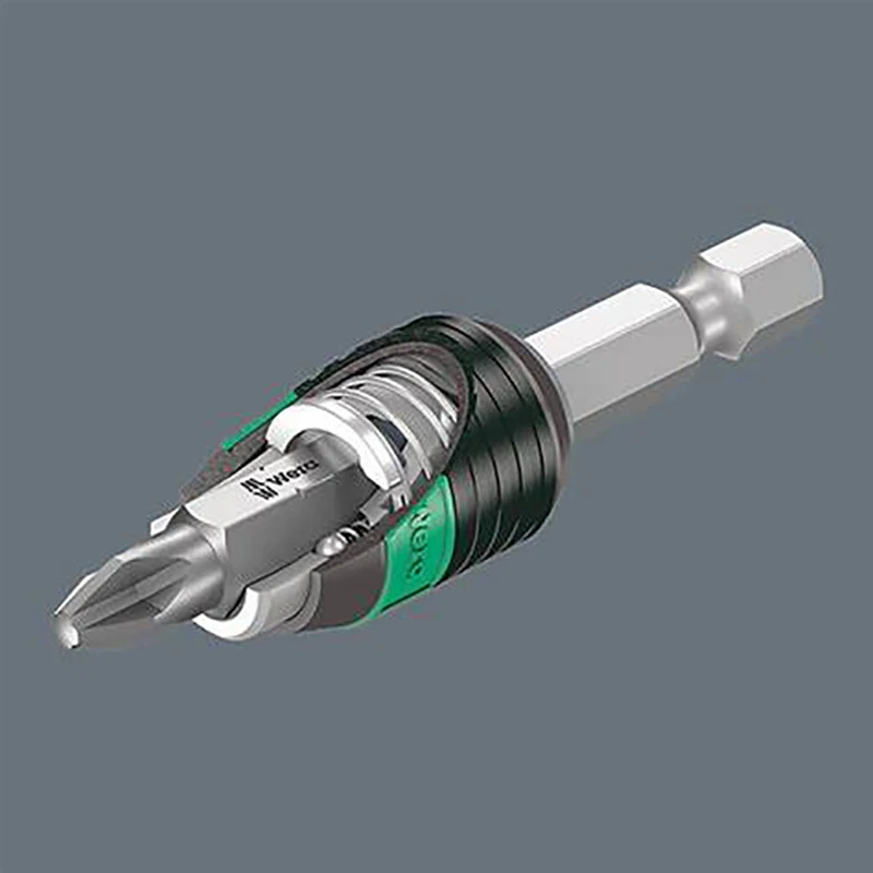 WERA 05052490001 887/4 RR Rapidaptor Universal Bit Holder with Ring Magnet 86mm Length 50Grams High Quality Extend Service Life