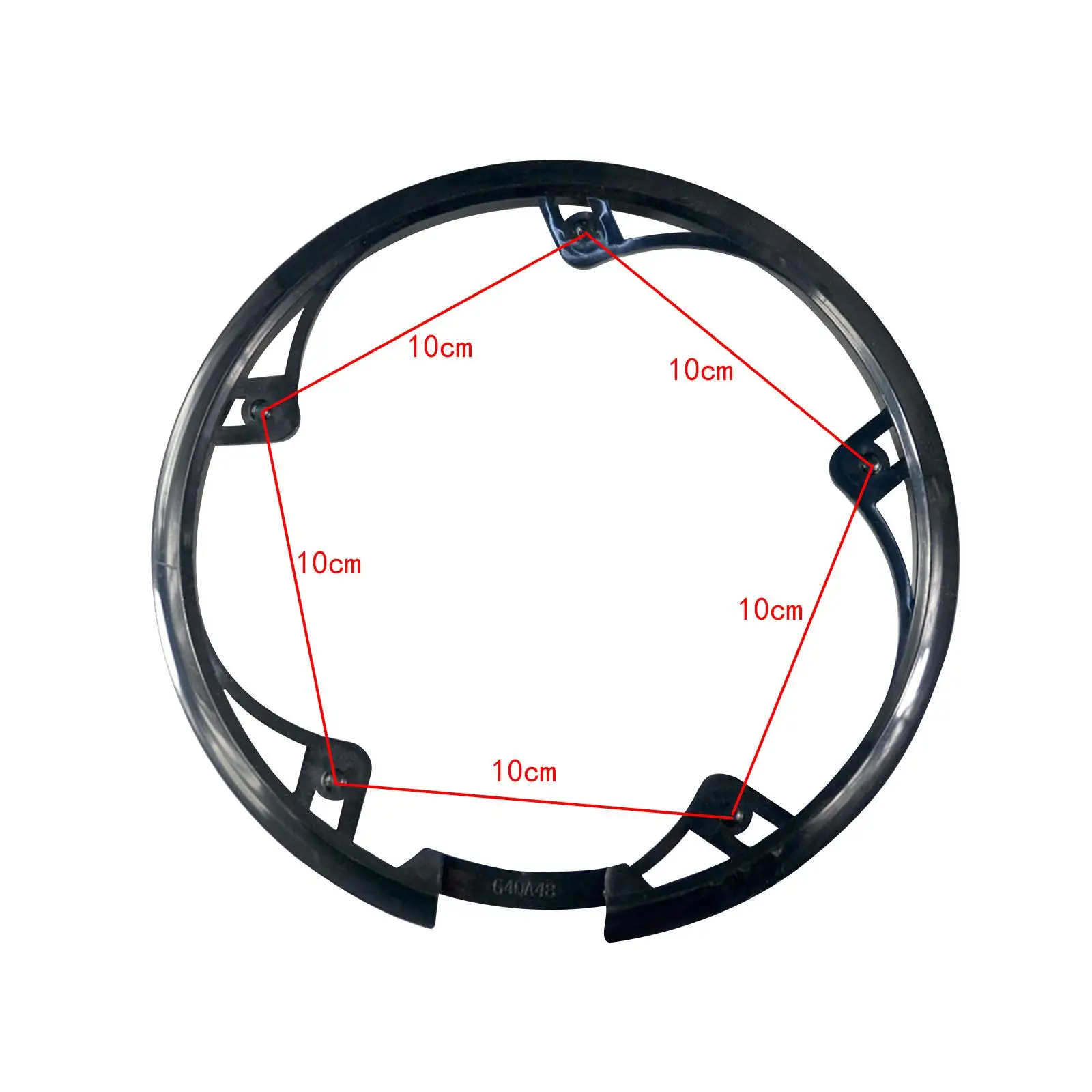 Radschutzabdeckung, Fahrradkettenschutz, schwarz, Kurbelgarnitur, Kettenblatt, rundes Harz