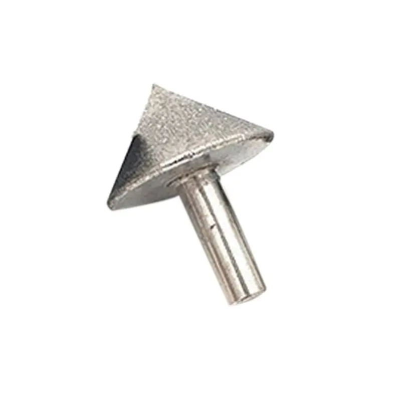 A2UD สูญญากาศ Brazed Diamond Bits 20-50 มม.กรวย Chamfer หัวบด Beveling Chamfer Bits สำหรับหลุมตัด Finishing เซรามิค