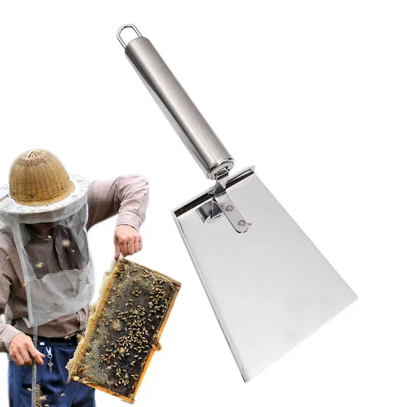 Beehive Cleaner Shovel Beehive Extractor Wax Scraper Wear-resistant Stainless Steel Beehive Cleaner Shovel For Beekeepers Remove