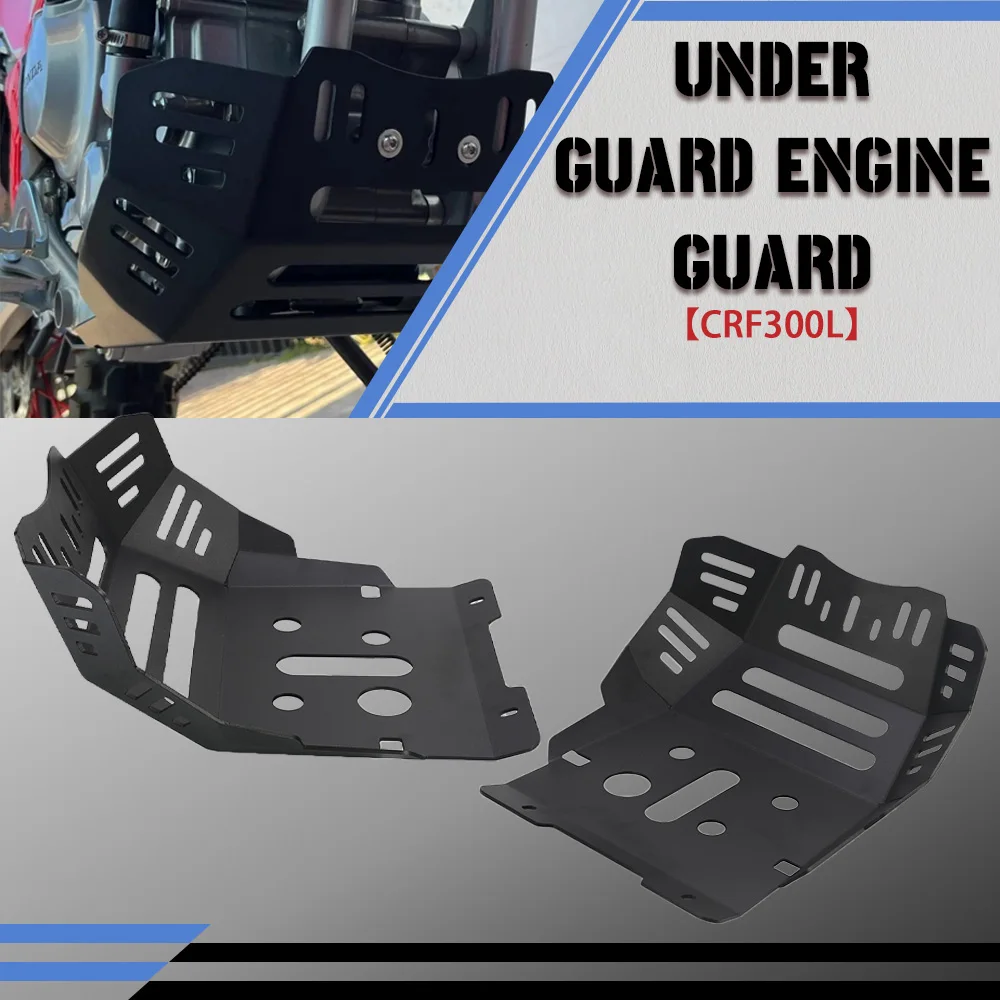 

2023 2022 2021 For HONDA CRF300L CRF 300 CRF300 L CRF 300L Motorcycle Skid Plate Bash Frame Guard Under Engine Cover Protection