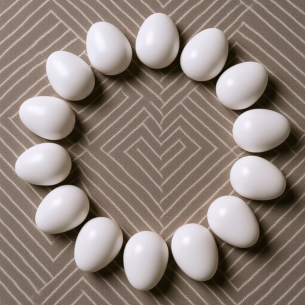 

30Pcs Durable Fake Parrot Egg for Pigeon Breeding Training Aid Hatching Simulation Solid Plastic Eggs Pigeon Hatching Supplies