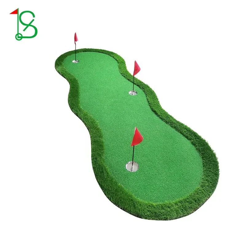 SER Indoor Outdoor Mini Golf Course High Elastic Base Premium Artificial Grass Golf Putting Green