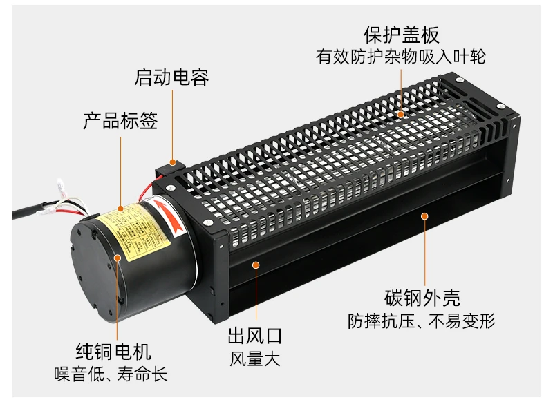 

Вентилятор для духовки, устойчивый к высоким температурам, 220 В, вентилятор с перекрестным потоком, разовное сварка