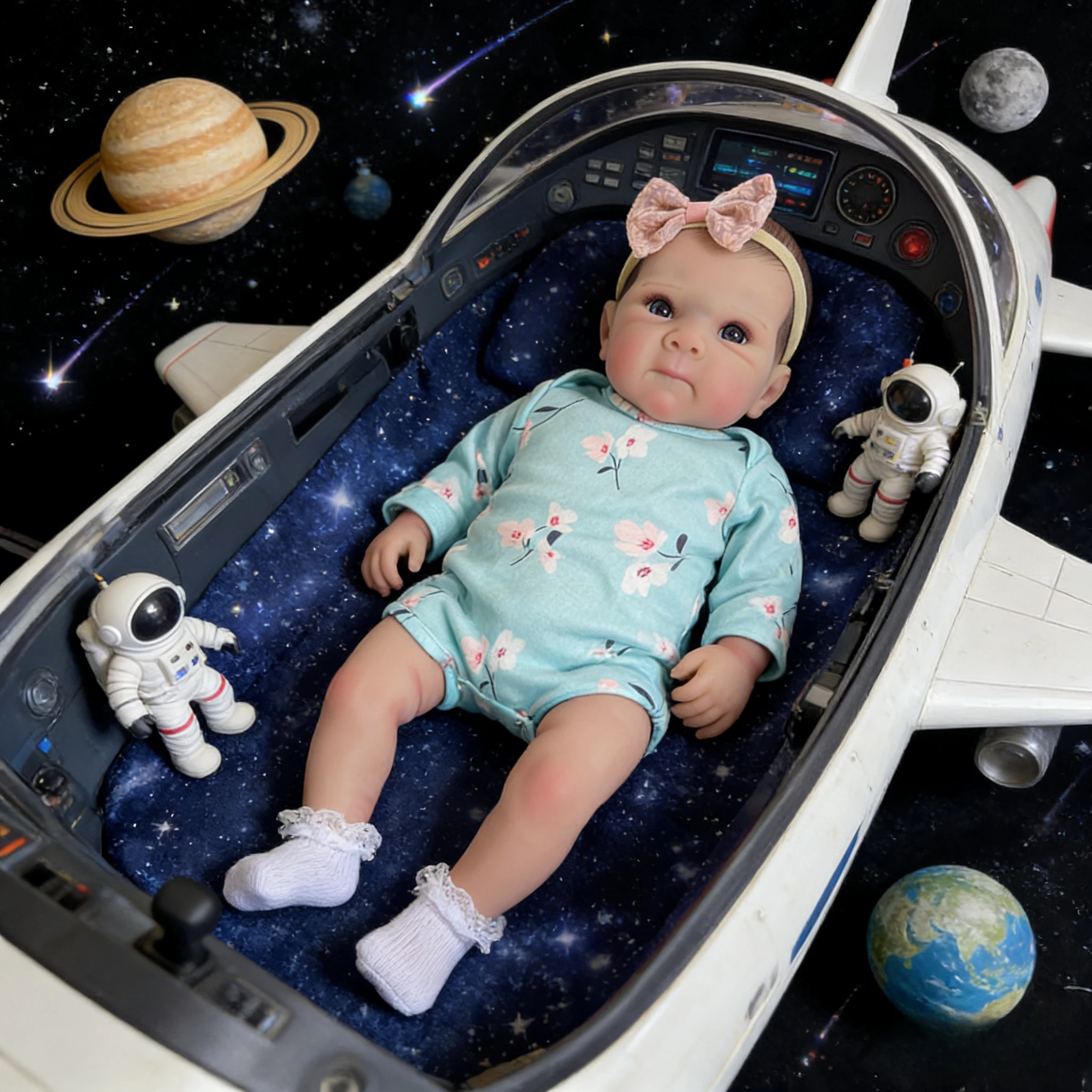 45 دمى ريبورن بيتي تاتش ناعمة نابضة بالحياة ثلاثية الأبعاد من الجلد فينيس مع رسم شعر يدوي للأطفال