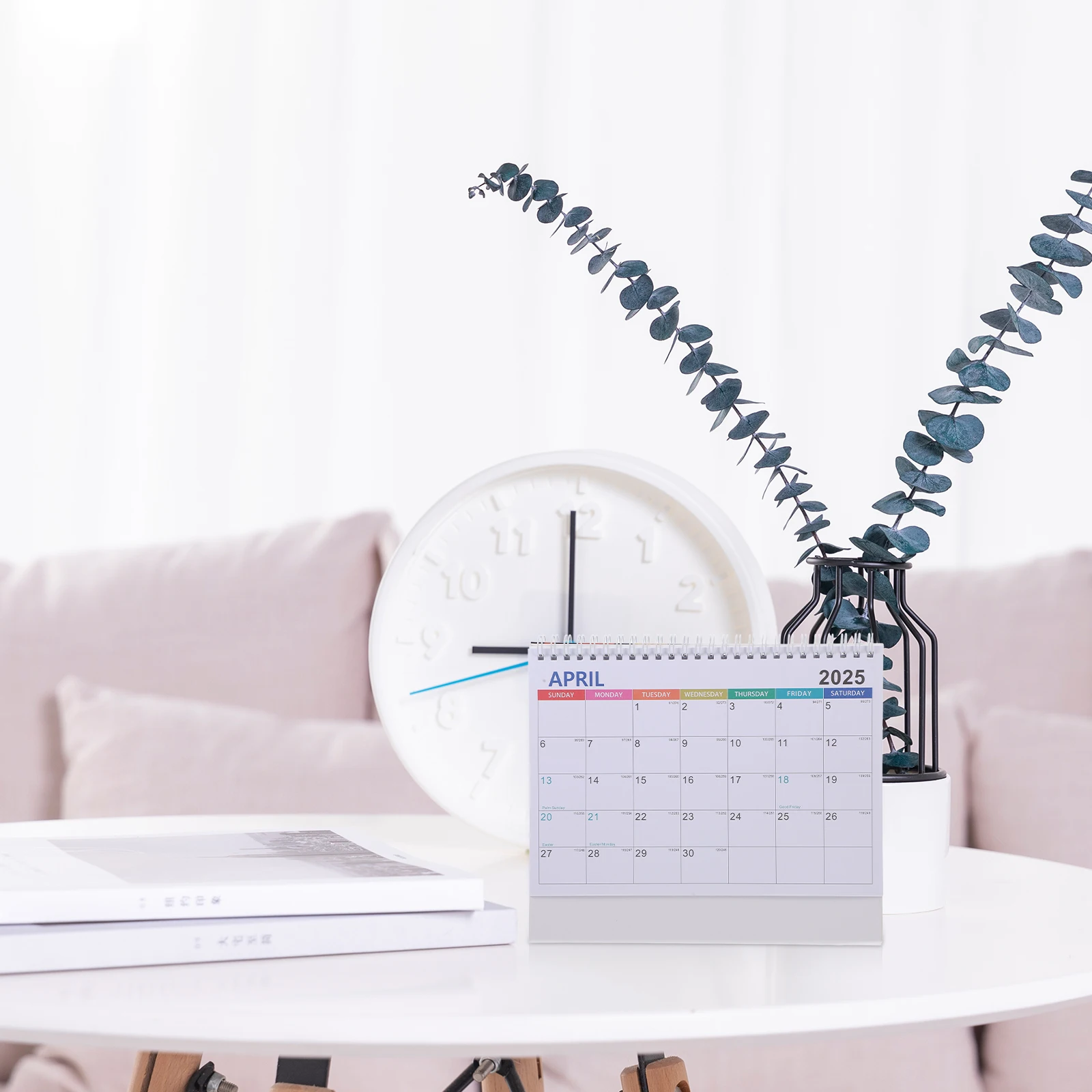 

Desk Calendar Desktop Small for Spiral Academic Year Calander 2025 Monthly Office