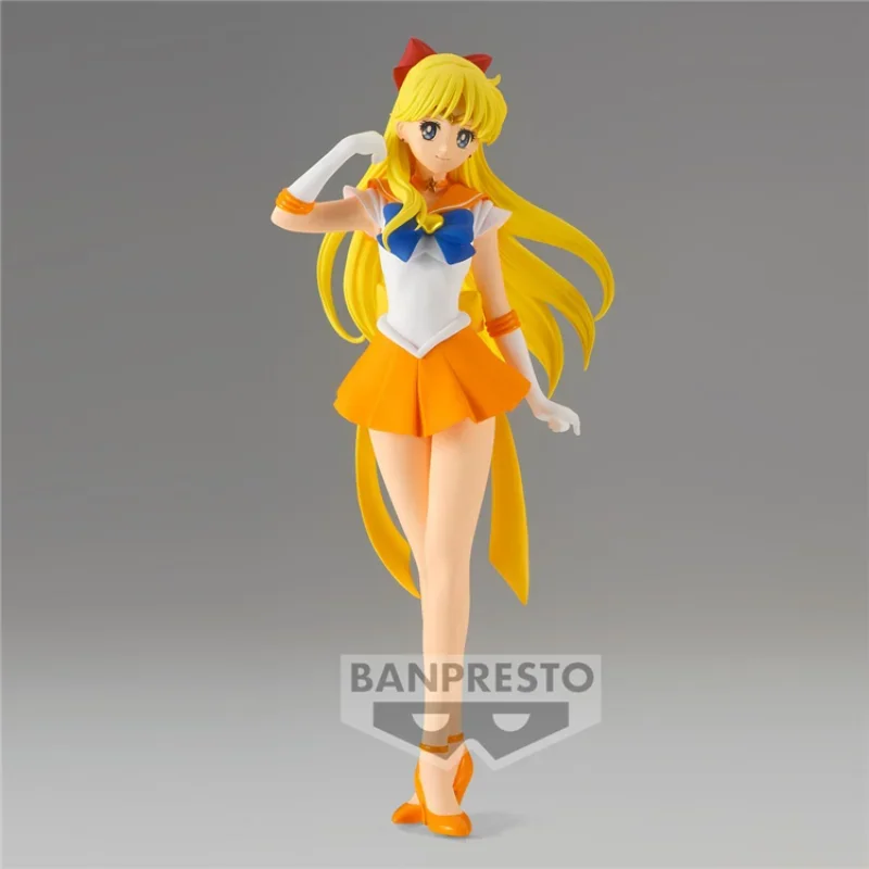 Banpresto Original Sailor Moon Shiny Venus Aino Minako Anime Action Figure Toys For Boys Girls Kids Children Birthday Gifts