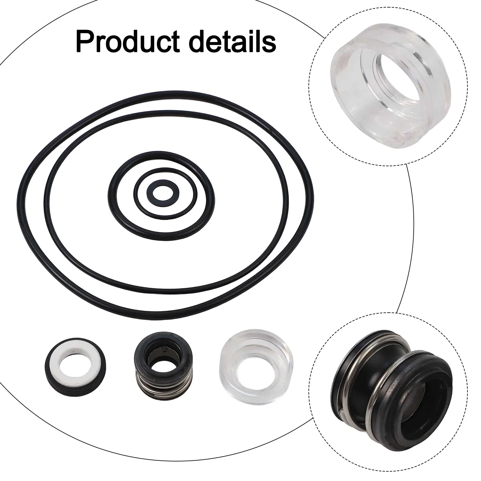 

Ремонтные уплотнительные кольца для бассейнов: экономичное решение для насосов, 9 штук, простая установка