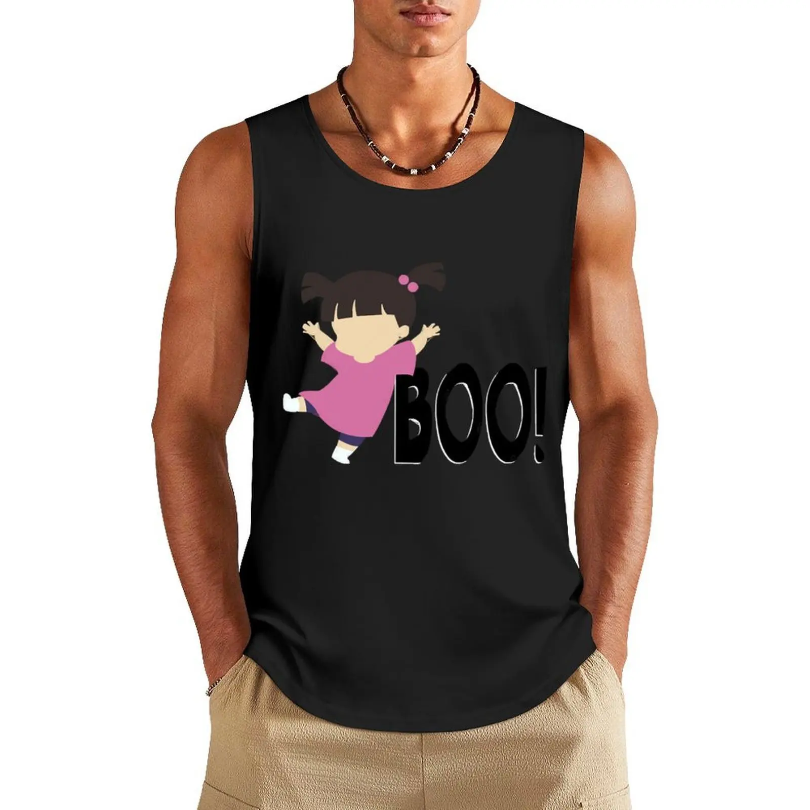 

Boo Tank Top vests for men sleeveless shirt man gym training weight vest