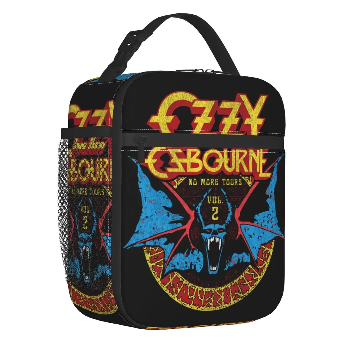 Custom Heavy Metal Band Rock Lunch Bag Men Women Warm Cooler Ozzy Osbourne Prince Of Darkness Insulated Lunch Box for Student