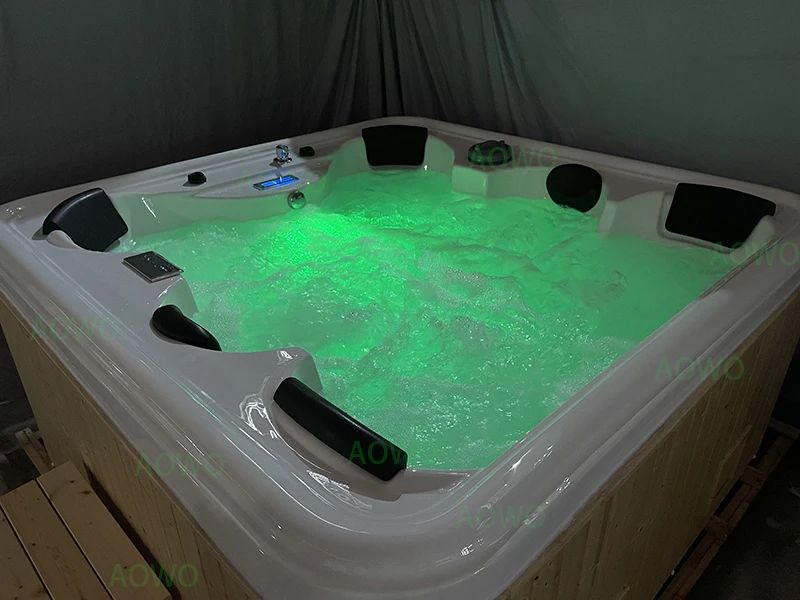 whirlpool Tub 6 Person  Spa Tubs & Sauna Room Yacusi Pool Swim Hot Tube Outdoor Yard Picinas Garden Furniture with Balboa System