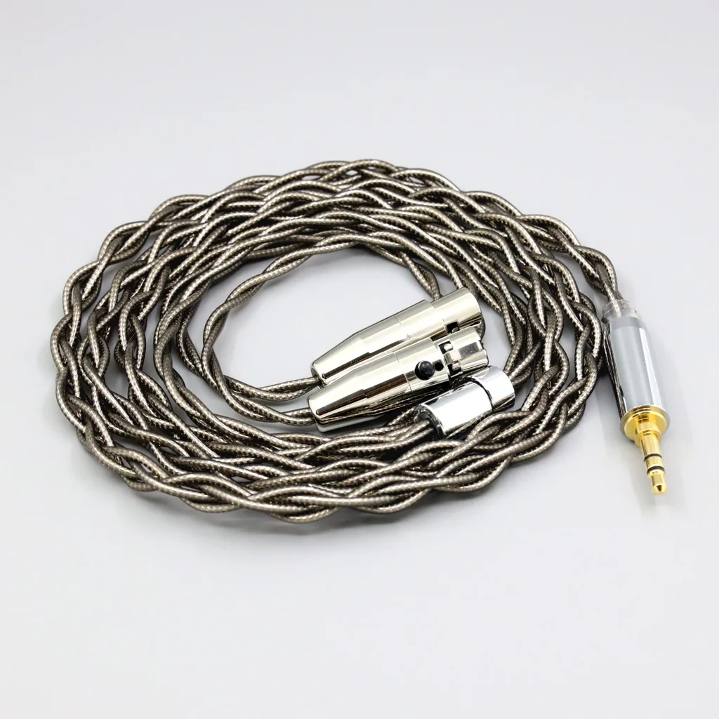 99% Pure Silver Palladium + Graphene Gold Earphone Shielding Cable For Monolith M1570 Over Ear Open Back Balanced Planar