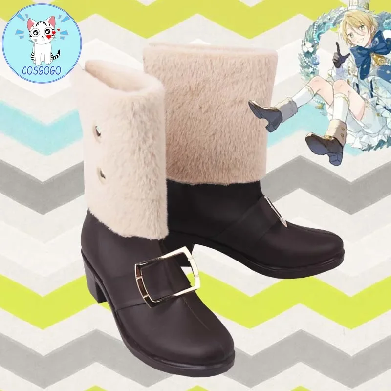 

Ensemble Stars 2 Branco Christmas Shiratori Aira Tori Himemiya Cosplay Shoes Boots Halloween Carnival Costume Accessories