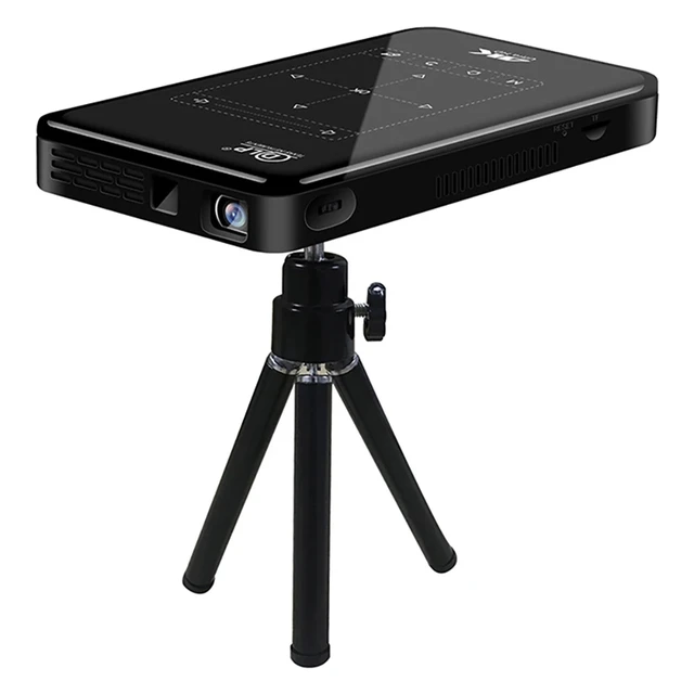 P09-II Portable DLP Mini Pocket Projector Android 9.0 2GB RAM 32GB WIFI5  BT4.2 4K HD Beamer Home Cinema LED Video Proyector