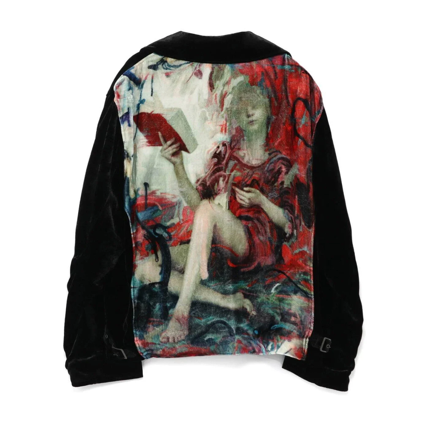 

YOJI OOAK JAMES JUANl Joint Heavy Industry Silk Velvet Suit Pattern Printed Corduroy Jacket