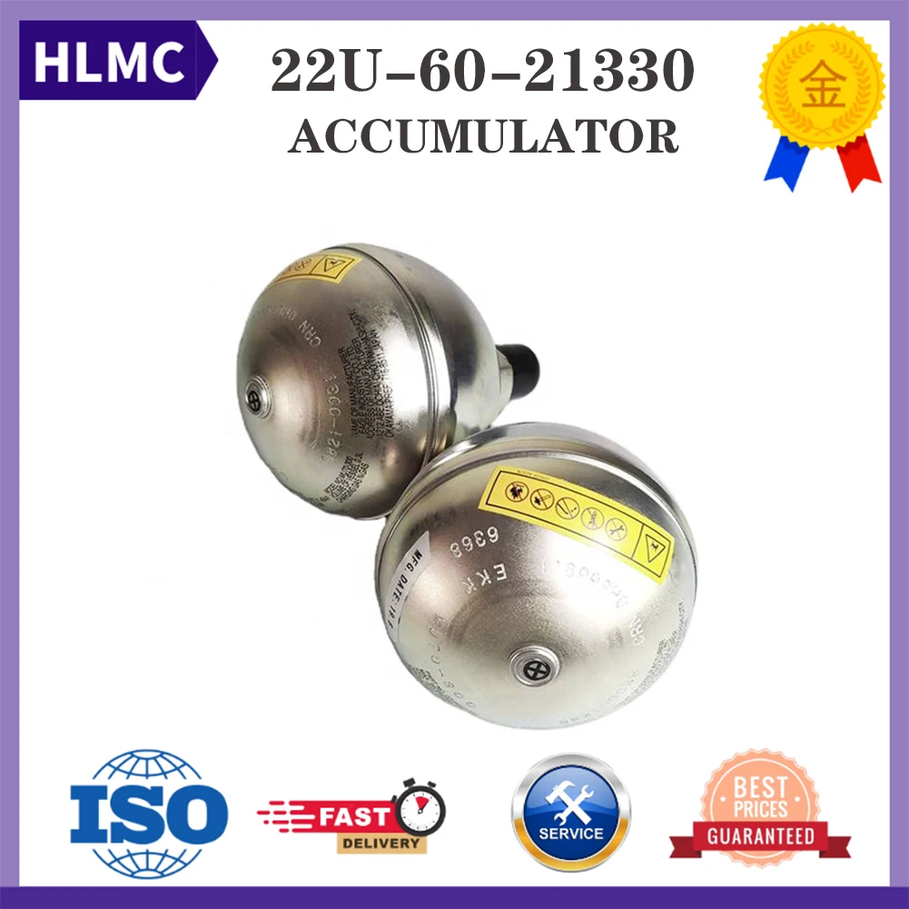 Construction Machinery Parts 22U-60-21330 22U6021330 22U6021331 Accumulator PC200-7 PC200-8 PC210-8 PC300-8 PC270-8 PC400-8