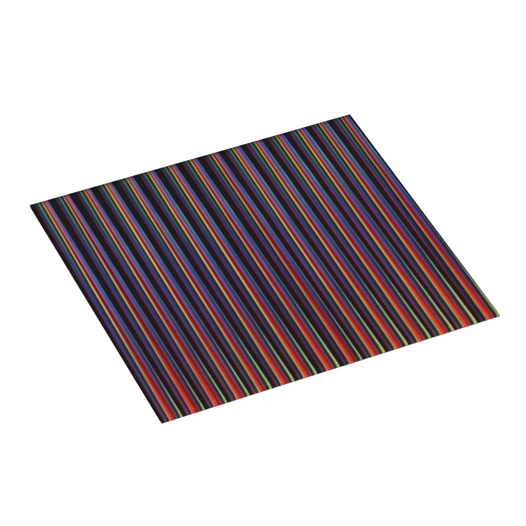 Carlos Cruz Diez Permutation Non Slip Kitchen Counter Protector Mat Barware Tableware Reusable  Bathroom Drying Mat For Kitchen