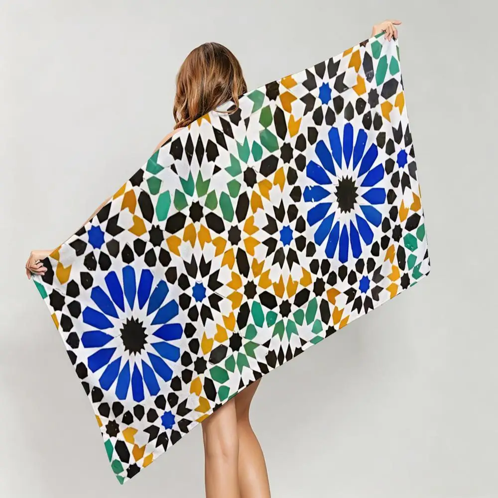 Moroccan Mosaic Towel Five-Star Hotel Quality Eco-Friendly Ultra Soft Thick Towels & Beach Towels