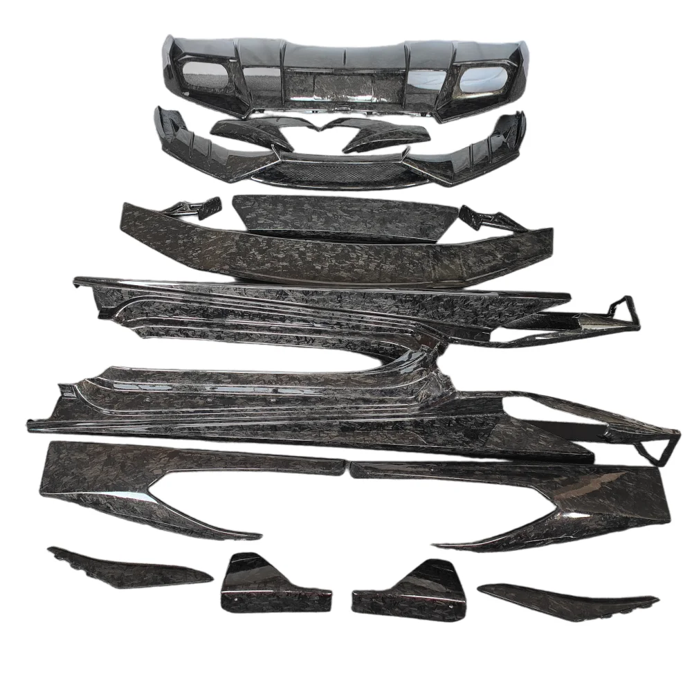 Suitable for Lamborghini Huracan LP610 Upgrade M-style Forged Carbon Fiber Body Kit, Car Upgrade Lightweight Small Surround Kit