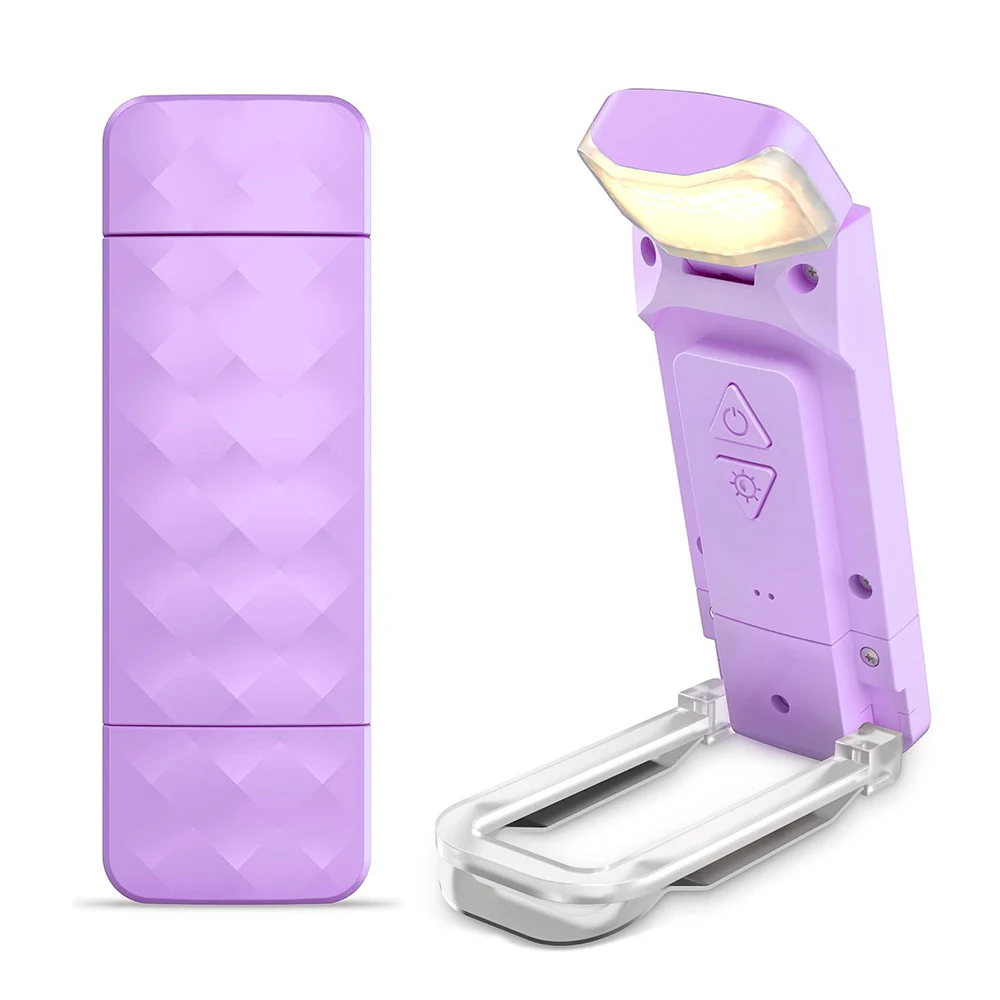 Oplaadbare Leeslamp Met 3 Kleur & 5 Helderheid, Verstelbare Hoeken Draagbare Boek Lamp Voor Bed,30 Minuten Timer Voor Kinderkamer