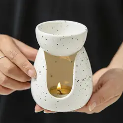 Essential Oil Burner Essential Oil Warmer Aromatherapy Oil Warmer Tabletop Wax Melt Burner for Office Home Bedroom SPA Yoga