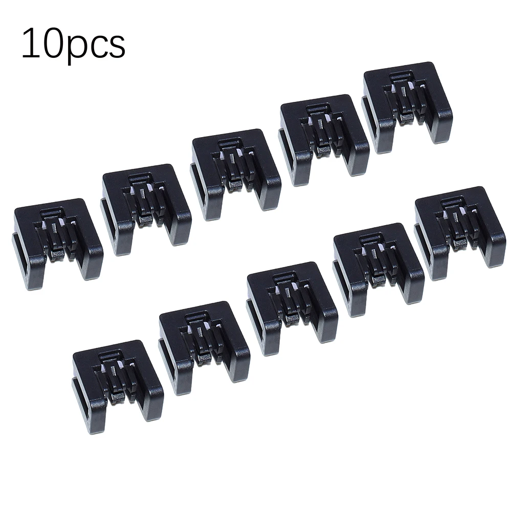 10x Wiper Hood Trim Deflector Panel Reset Clip For Nissan For Xtrail For Tiida 66820-4BA5A Plastic Auto Accessories Tools