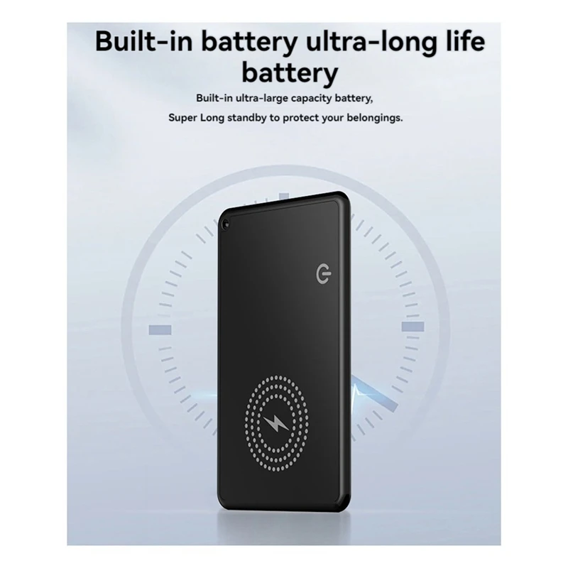 GPS Locator Smart Card Tracking Location Wallet Tracker Card Works With For Apple Find My App Thin GPS Item Finder