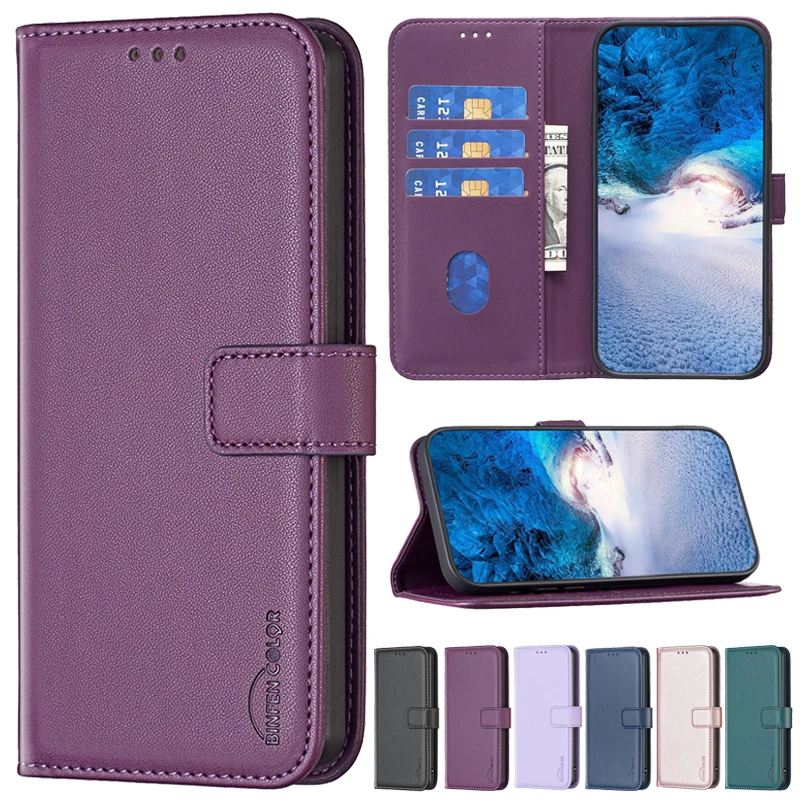 

Wallet With Card Slot Magnetic Flip Leather Case For iPhone 15 Pro Max 14 13 12 11 SE 2022 2020 X XR XS 8 7 Plus Anti-fall Cover