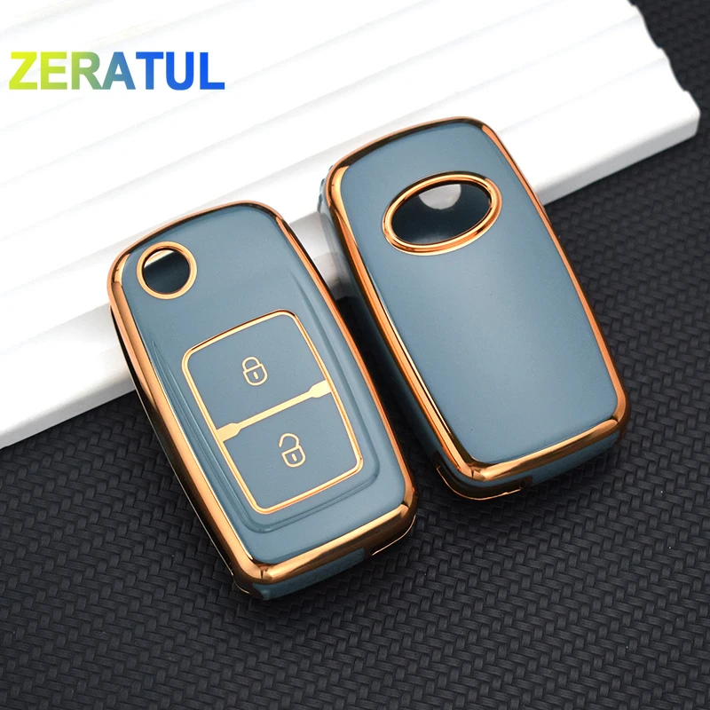 Auto Shell Fob Protector For Chery Tiggo A5 A1 E5 A3 Fulwin Cowin EASTER Models 2009 TPU Remote Car Flip Key Case Cover