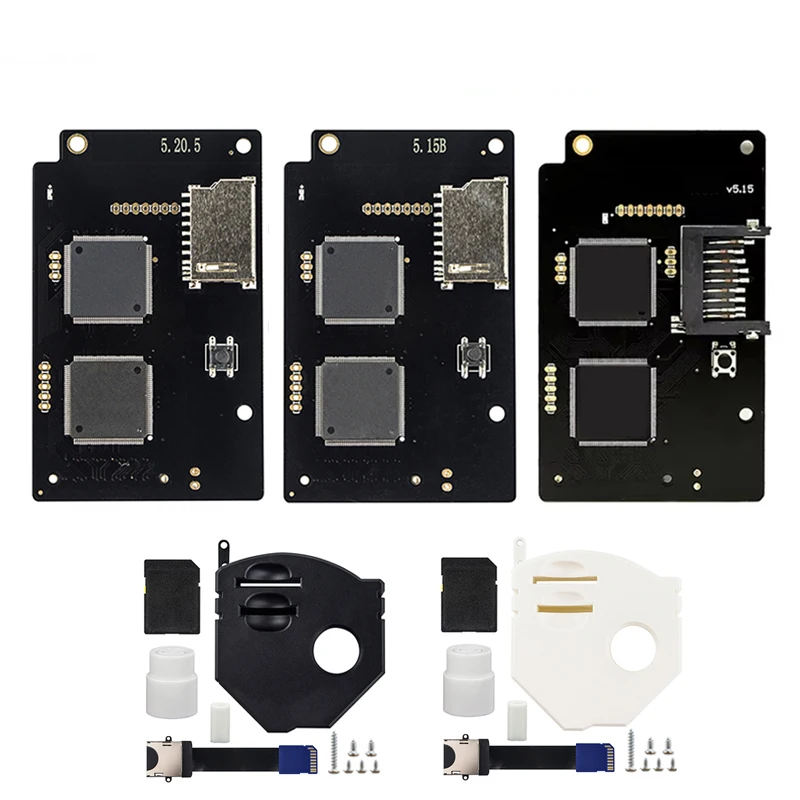 retrosy-5-20-v5205-pour-console-dc-pour-sega-dreamcast-gdu-dc-va1-carte-d'emulation-de-lecteur-optique-et-kit-de-montage-de-carte-a-distance