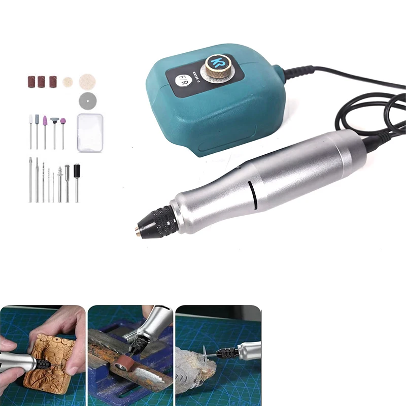 

For Makita 18/21V Battery Forward Reverse Steples Speed AdjustDIY Electric Drill 40W Mini Portable Lithium Electric Grinder