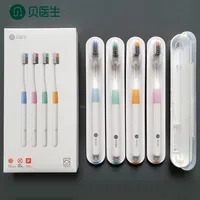 Original DR.BEI Toothbrush Medium Bristle Toothbrush For Youpin Family Pack With Box Portable Colorful Oral Cleaning Toothbrush