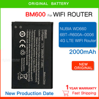 2000mAh 7.4Wh DWRr600b Replacement Battery BM600  For D-Link DWRr600b BM600 Wireless bateria Batteries