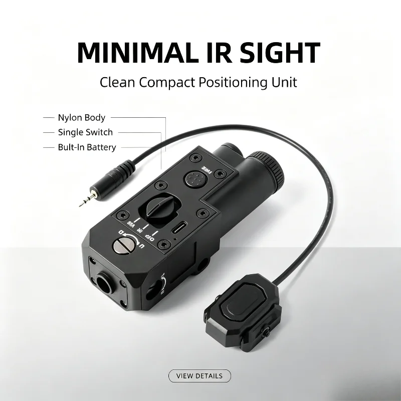 Hobby Model CQBL Under Mount Position Sight Controllable Red Laser Nylon Construction Modification Parts