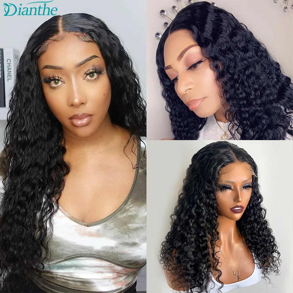 Wig Renda Bagian 5X1 T Brasil Wig Rambut Manusia Wig Gelombang Dalam untuk Wanita Rambut Manusia 30 Inci 4X1 T Bagian Wig Renda Pra Pencabutan Rambut