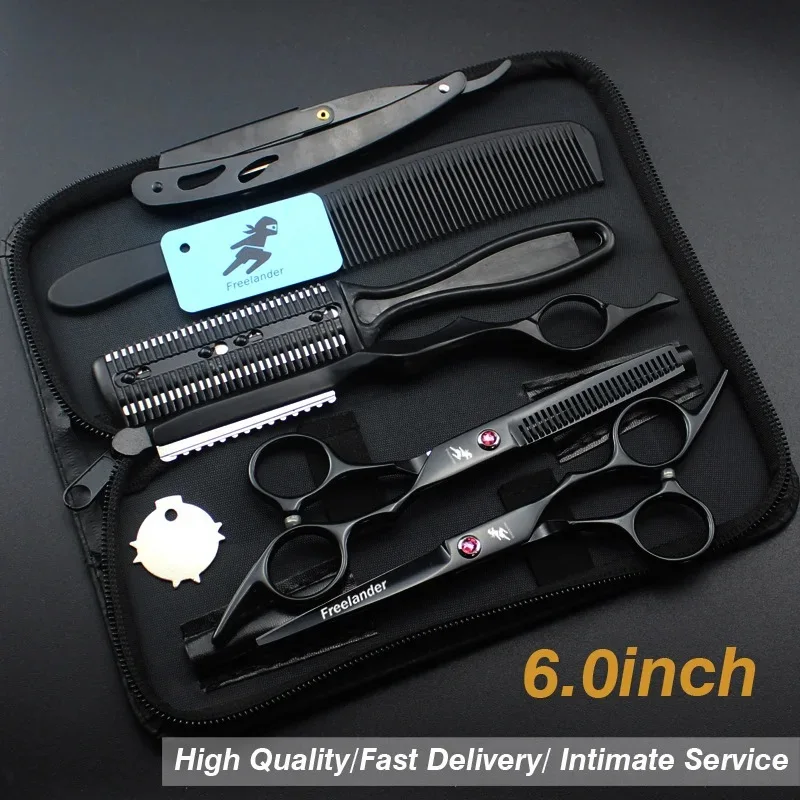 Shaving Kits Easy and Simple to Use 5.5 inch Colorful Sharp Blades Professional Barber Scissors Kit