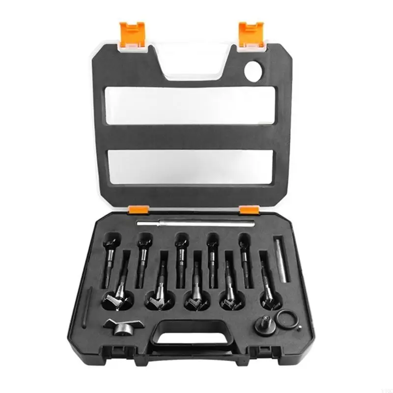 

10Pcs Woodworking Drill Bit Hinge Boring Bit Hole Cutter Steel Shank Woodworking Tool Accessories Y4QC