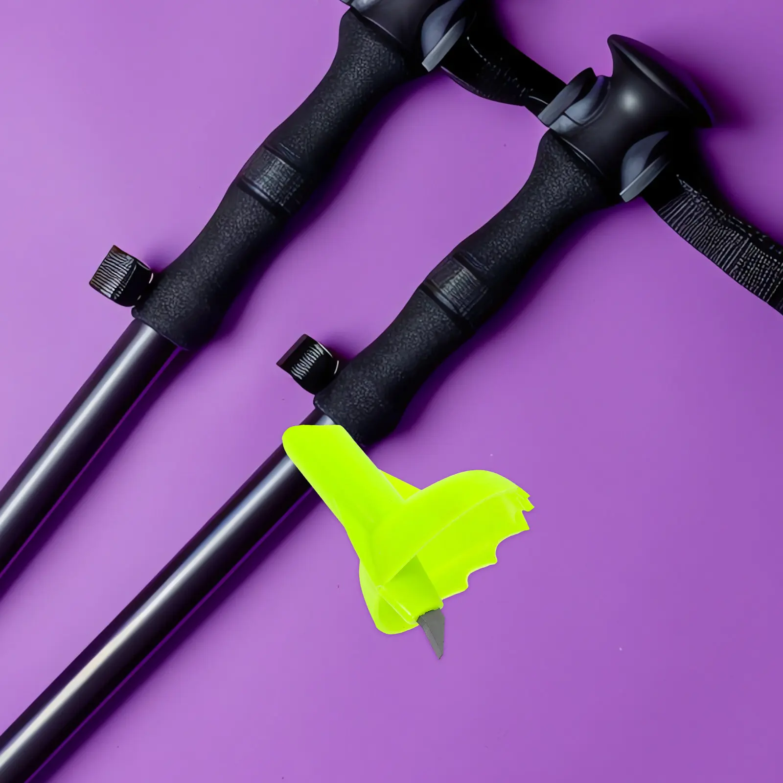 

Ski Pole Tip Tungsten Steel Universal Trekking Pole Replacement Hiking Walking Stick Portable Repair Accessory
