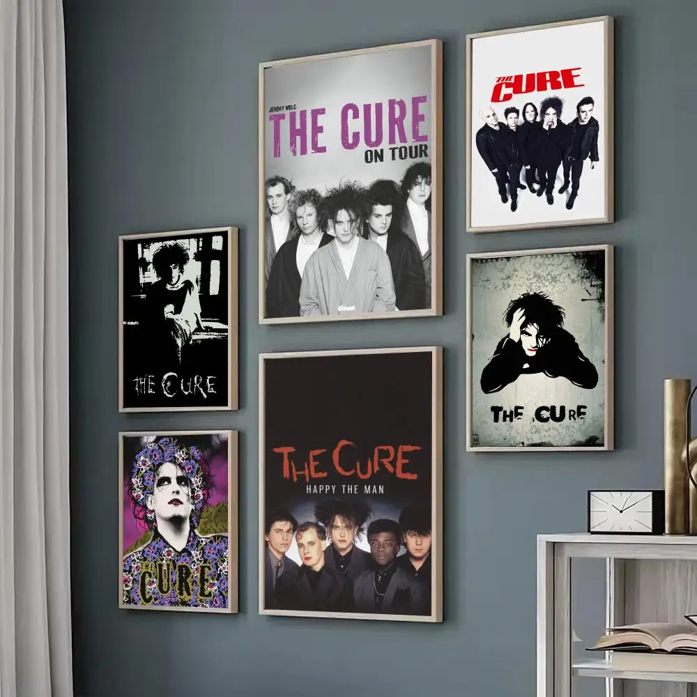 Band THE C-CURE Painting Calligraphy Decorative paintings Fancy Wall Sticker For Living Room Bar Decoration Room Wall Decor