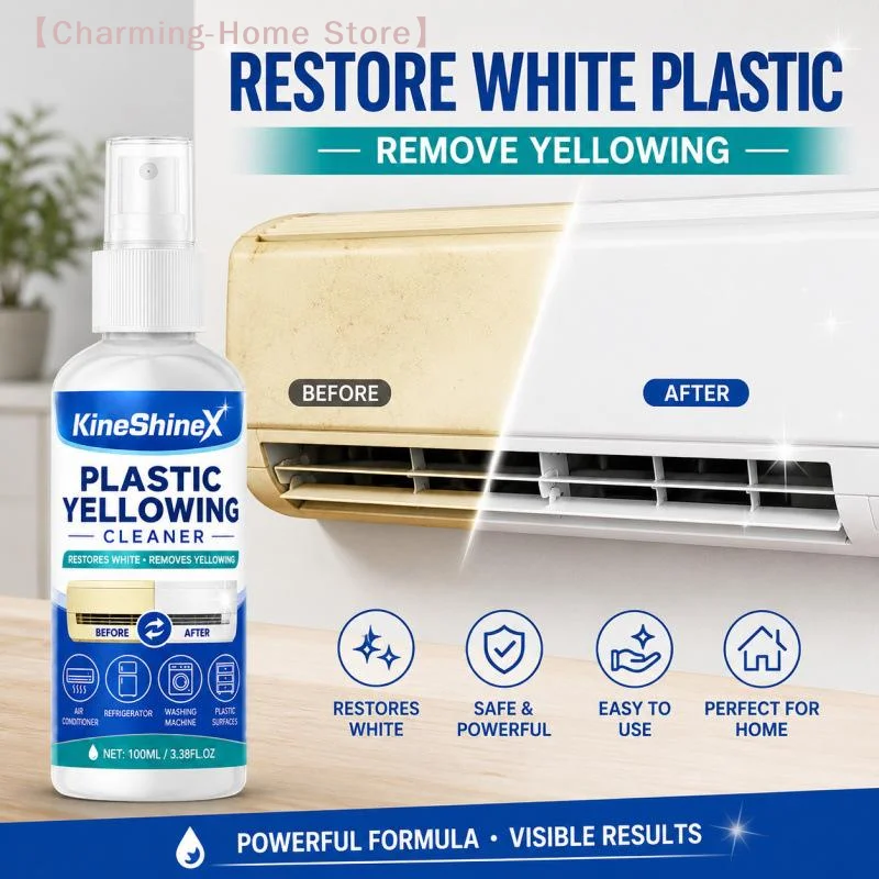 【M】1 Set All-Purpose Cleaner Yellow Remover Whitening Agent For AC Bathroom Car Headlight Restoration