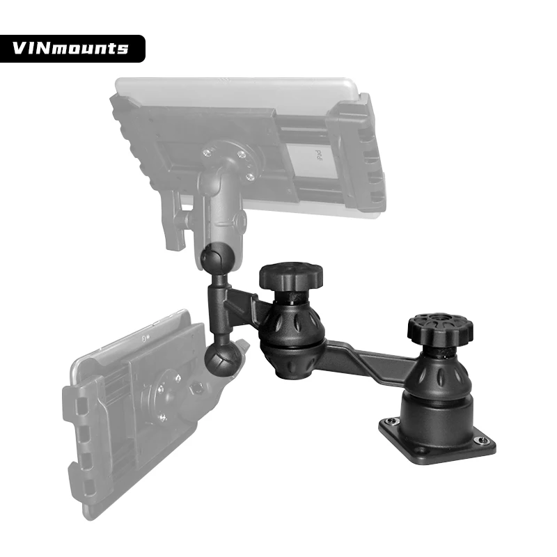 

VINmounts Heavy Duty 1.5" Double Ball Mount Base for Fish Finder & Tablet, Compatible with RAM C Size Double Socket Arm