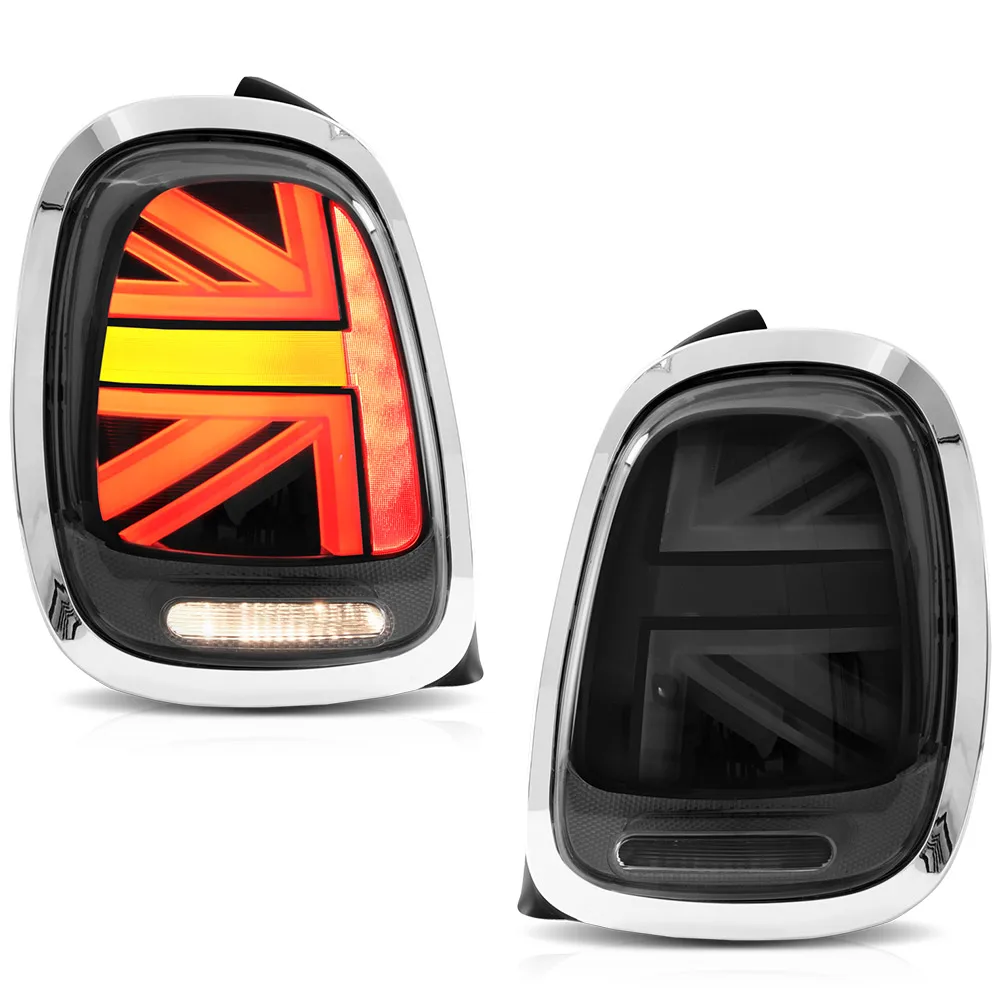 VLAND Full LED Achterlichten voor 2014-2019 Mini Cooper F55 F56 F57, Sequentiële Richtingaanwijzer Achterlicht Montage Upgrade