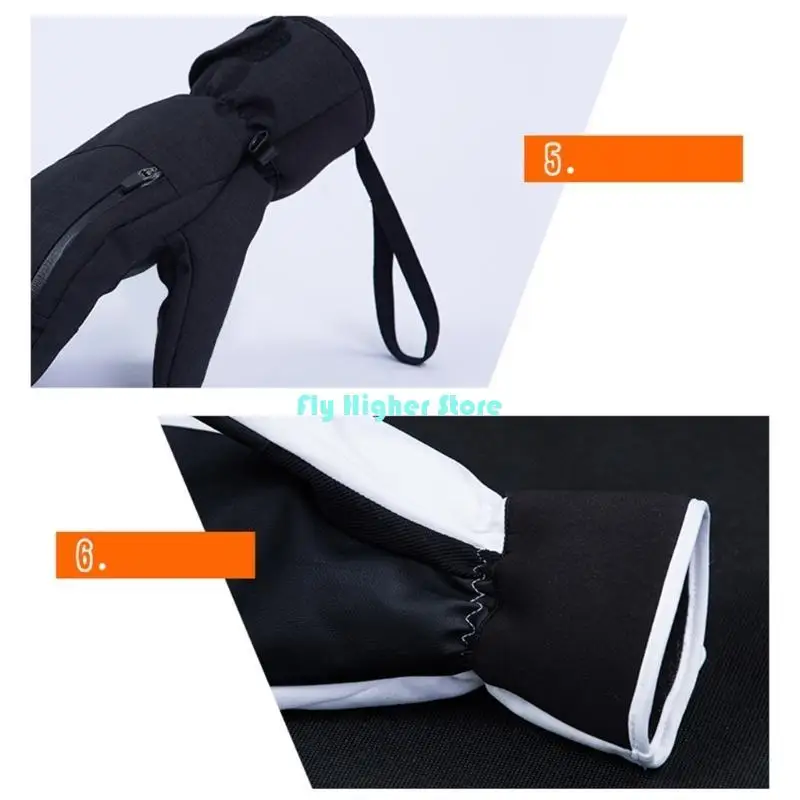 

Водонепроницаемые лыжные перчатки зимние лыжные перчатки с карманными зимними сенсорными перчатками