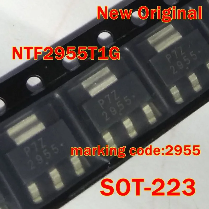 

1Pcs to 100Pcs Ntf2955T1G Sot-223 New Original Marking Code:2955 P-Channel Enhanced Mosfet 60V