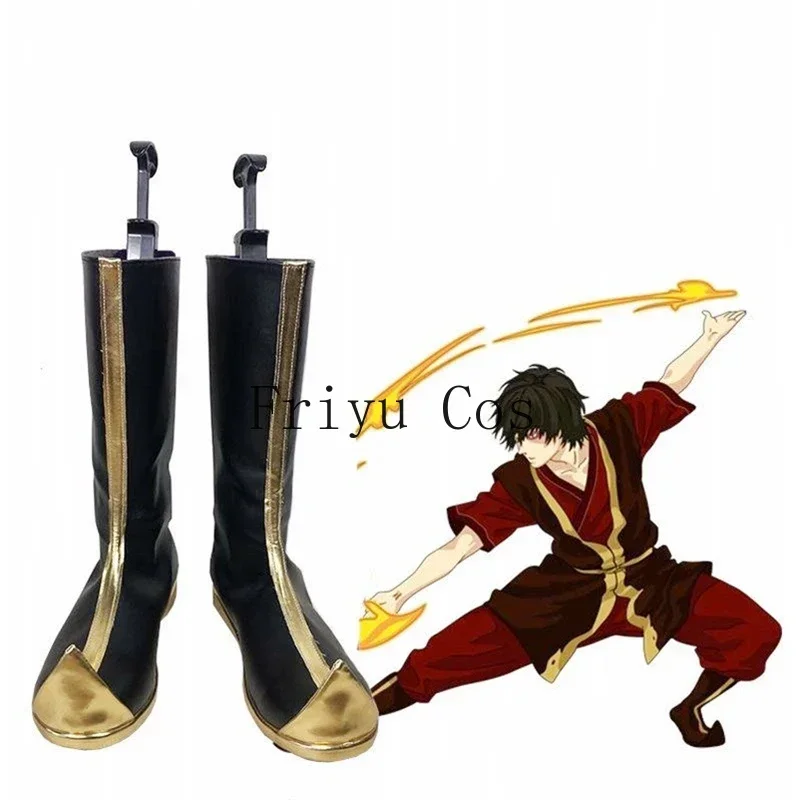 

New Anime Game Avatar: Ultimate Airbender Zuko Cosplay Shoes Boots Custom Props Halloween Customizable Accessories