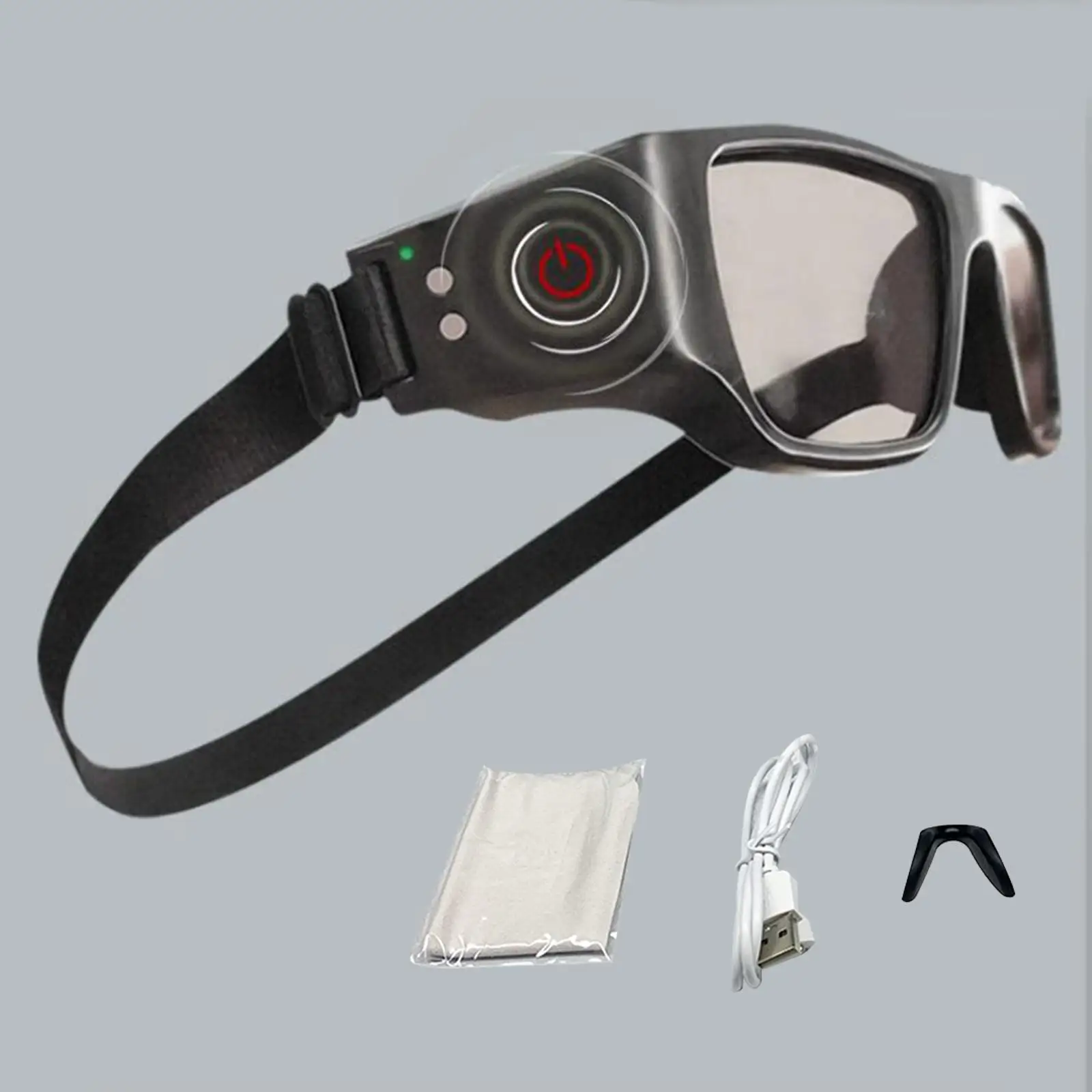 

Training Strobe Glasses Dribble Goggles Adjustable Elastic Strap Specs Eyewear for Running Baseball Basketball Athletes Teens