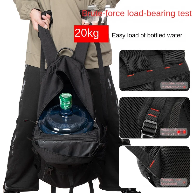 New Oxford Casual Men\'s Outdoor Travel Luggage Backpack Large Capacity Mountaineering Backpack Motorcycle School Bag For Men