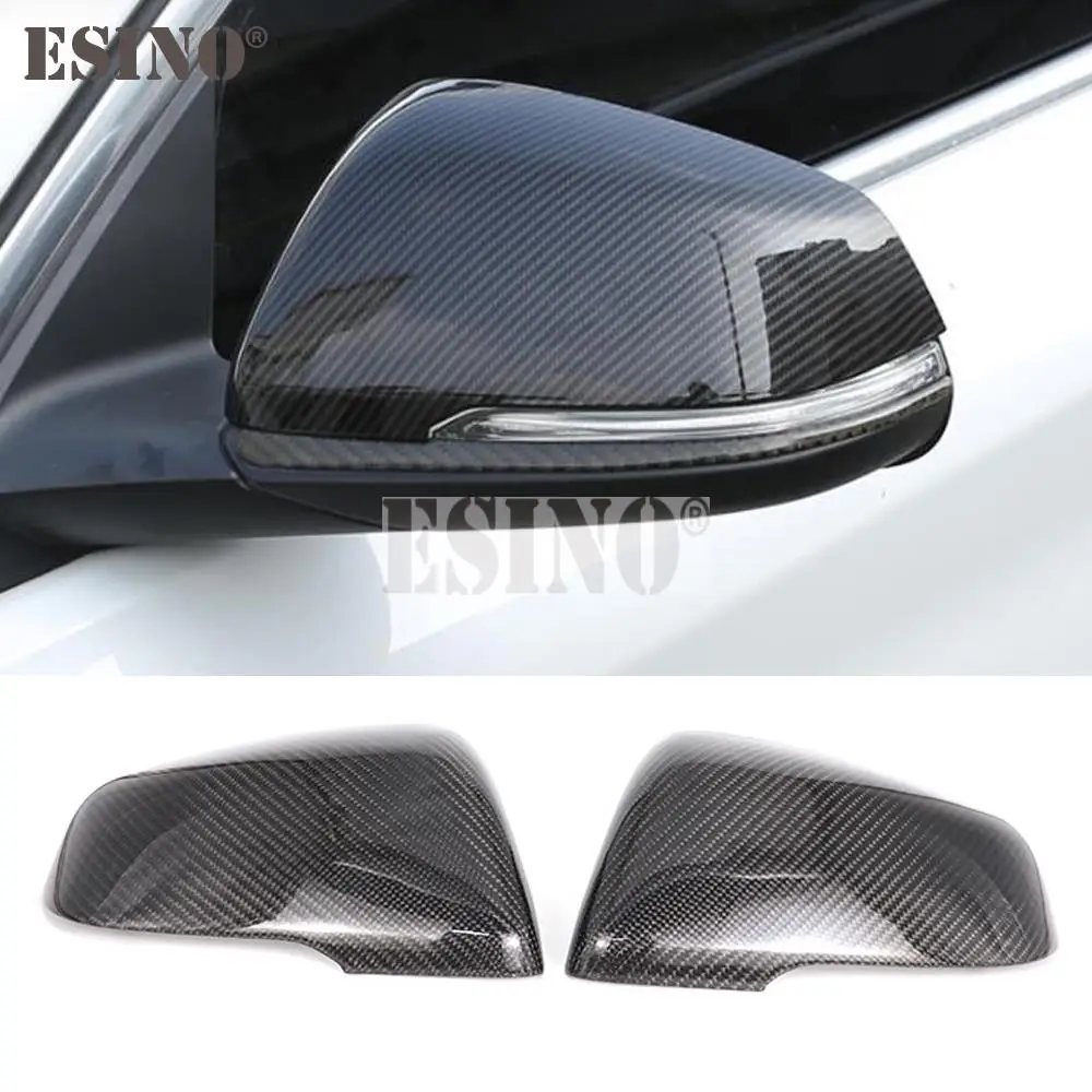 

2 x Car Styling Real Carbon Fiber Rearview Side Mirror Covers Case Trims For BMW F48 F39 F40 F44 G29 Z4 For Toyota Supra GR