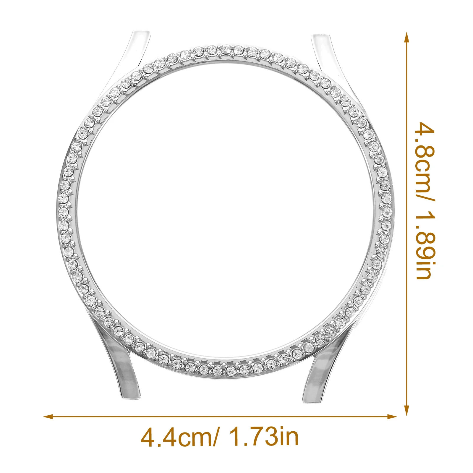 Penutup Bumper Bling Cangkang Pelindung Berkilau Tahan Gores dan Tahan Guncangan Tipis Ringan Pelindung Jam Tangan 40Mm Kompatibel dengan Galaxy